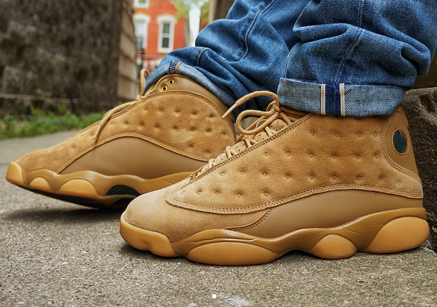 Air Jordan 13 Wheat On Feet