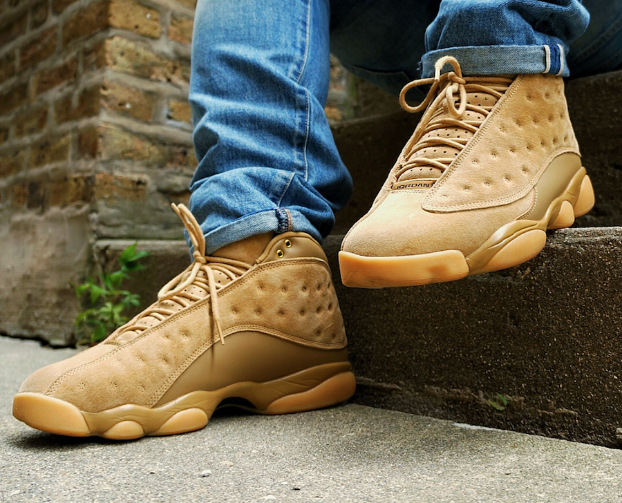 wheat and black jordan 13