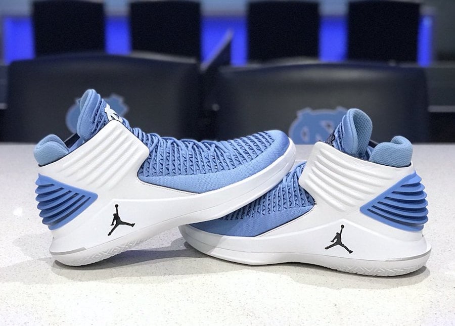 Air Jordan 32 ‘UNC Tar Heels’ Player Exclusives