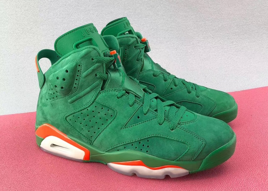 Air Jordan 6 Gatorade Green October 2017