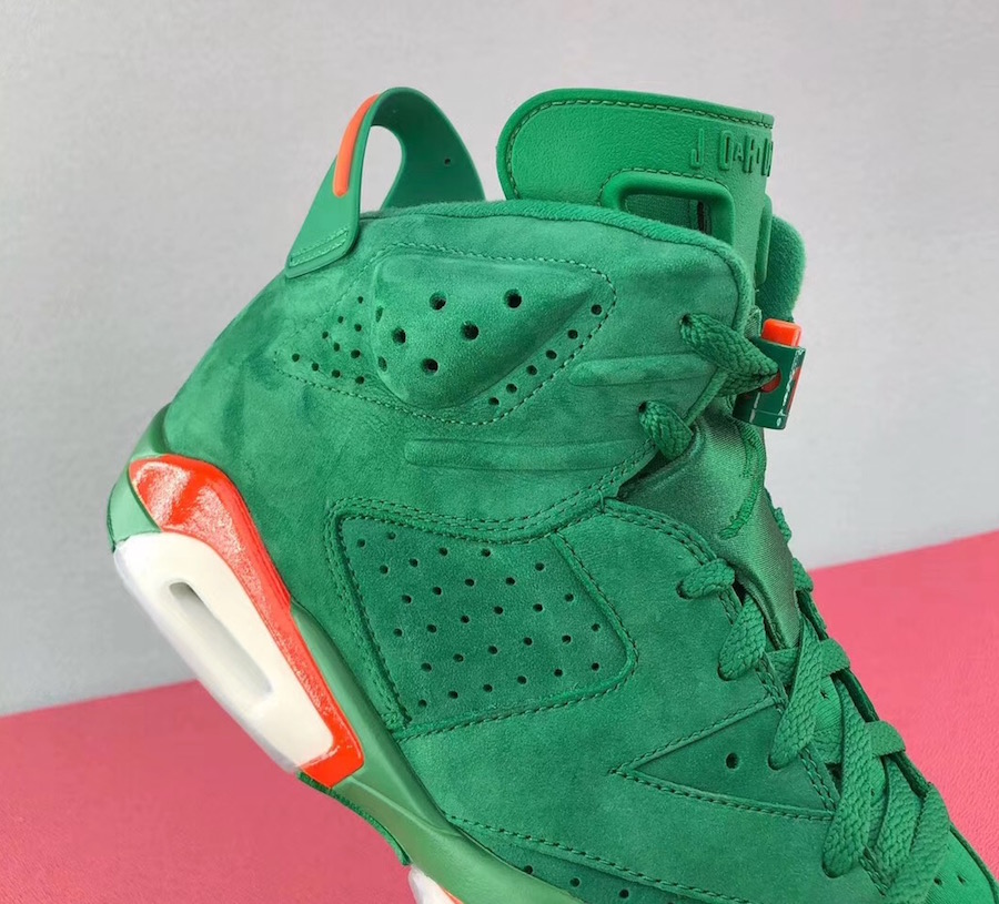 Air Jordan 6 Gatorade Green Suede Release Date