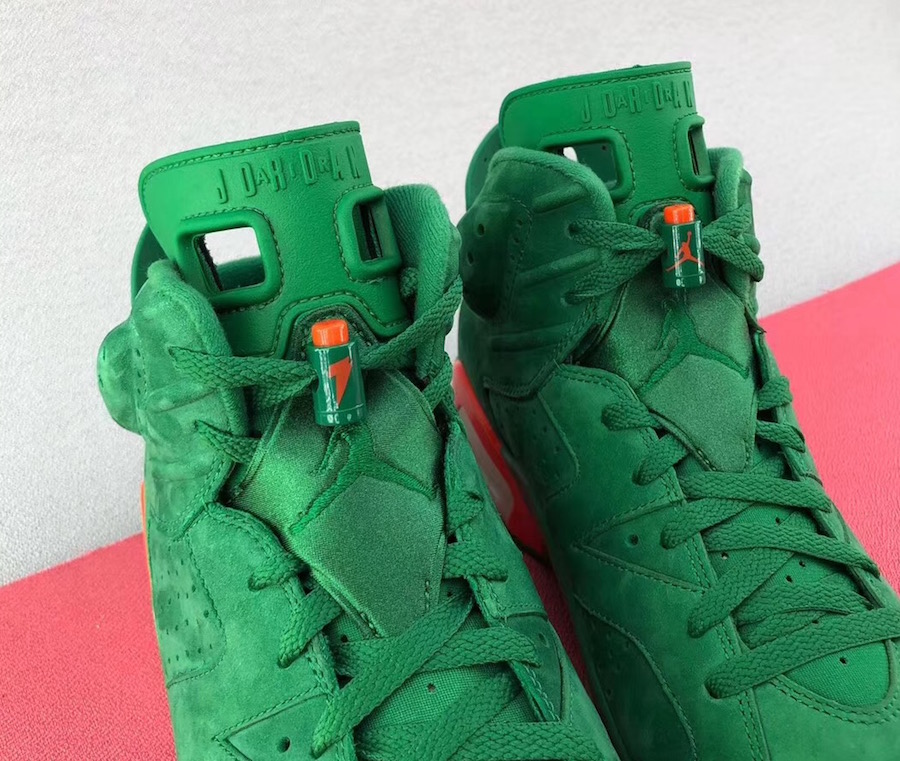 Air Jordan 6 Gatorade Green Suede Release Date