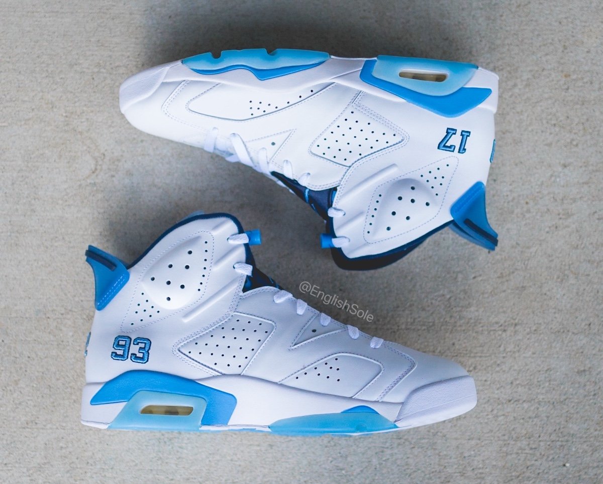 Air Jordan 6 UNC Championship PE