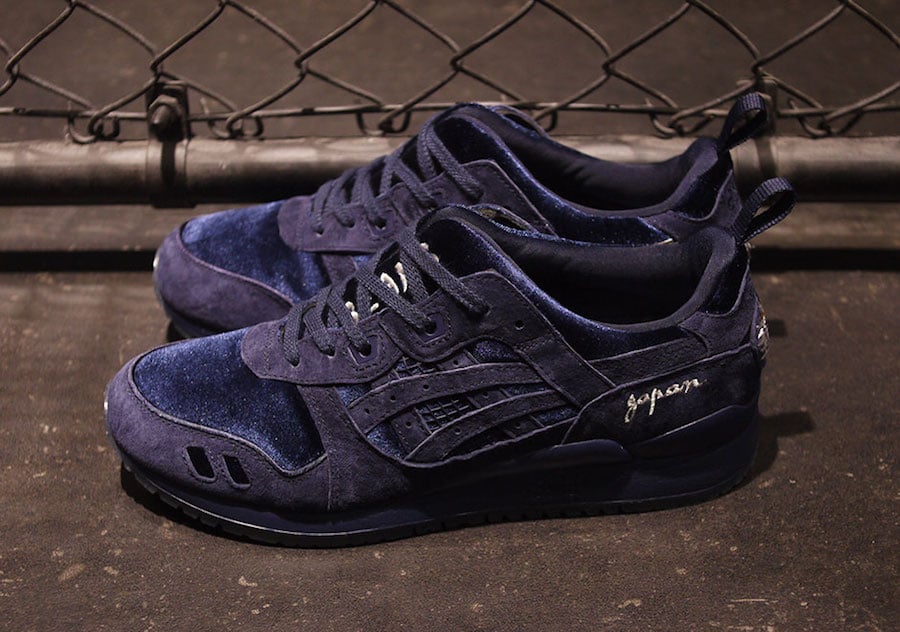 BEAMS mita Asics Gel Lyte III Souvenir Jacket Navy