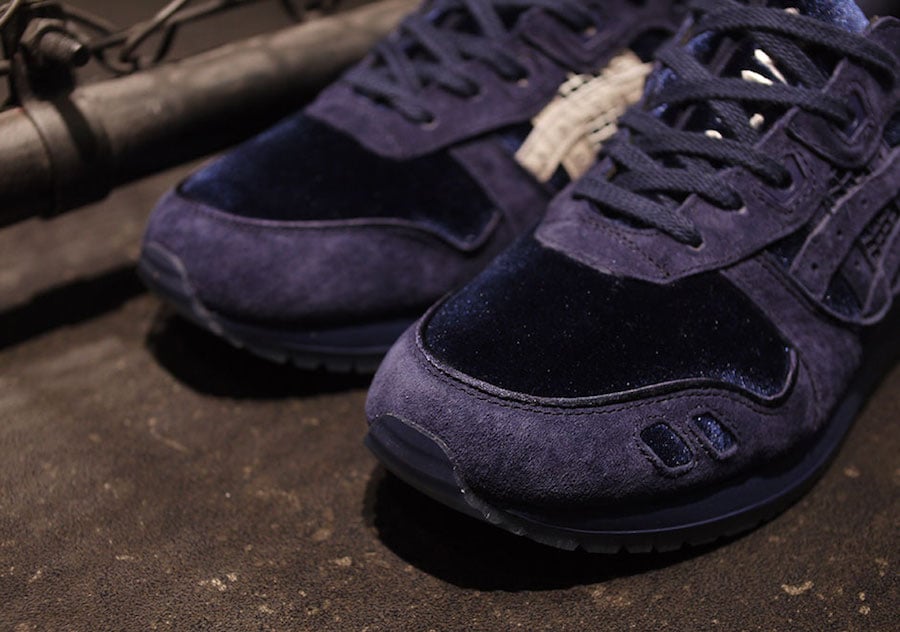 BEAMS mita Asics Gel Lyte III Souvenir Jacket Navy