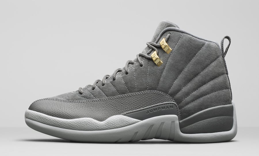 grey jordan retro 12