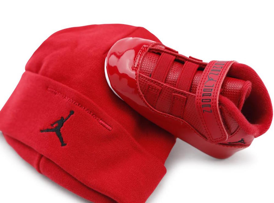 Air Jordan 11 Infant Gym Red Midnight 