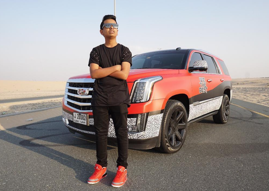 Money Kicks Transforms his Escalade Into an Air Jordan 3