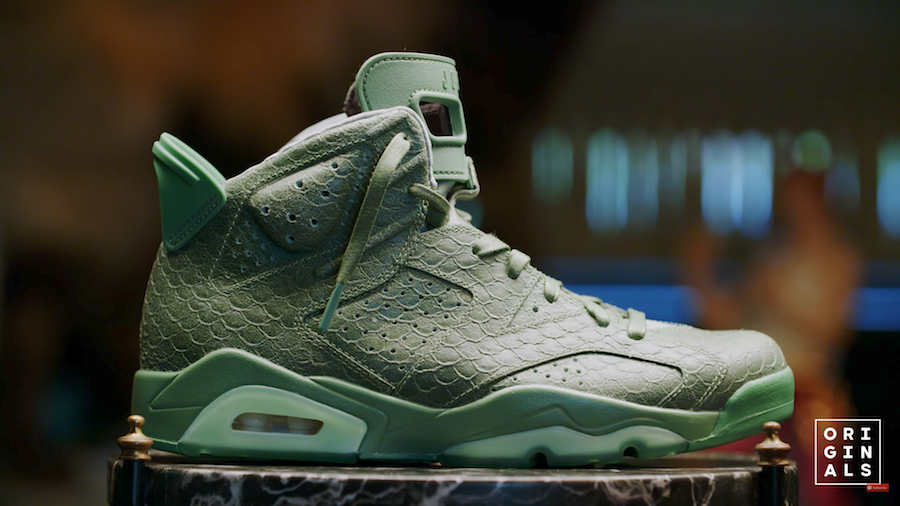 Macklemore Air Jordan 6 Green Snakeskin