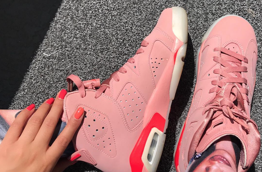 Solicitud Calendario harto Millennial Pink Air Jordan 6 Aleali May | SneakerFiles
