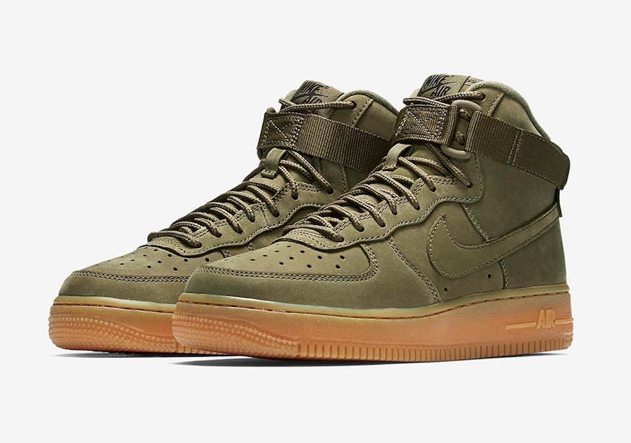 Nike Air Force 1 High Medium Olive Gum 