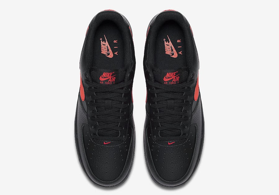 Nike Air Force 1 Low Black Gym Red