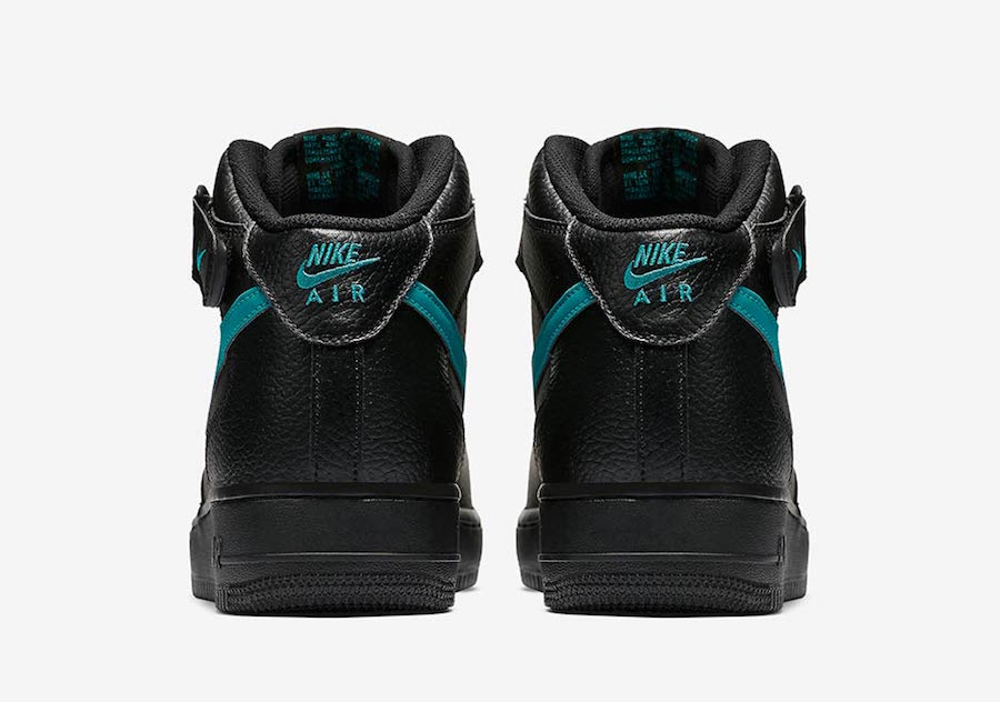 Nike Air Force 1 Mid Black Neptune Green 315123-045