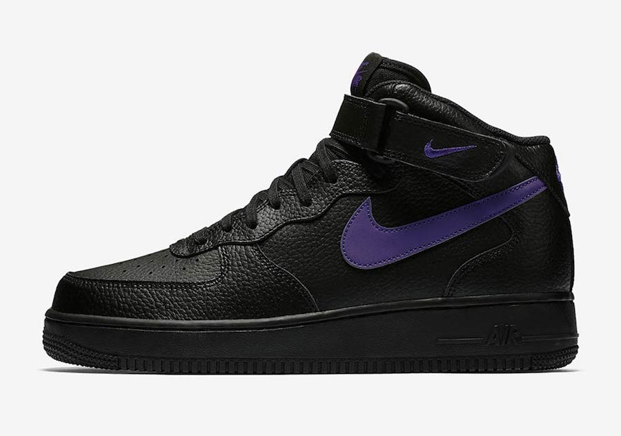 nike air force black purple