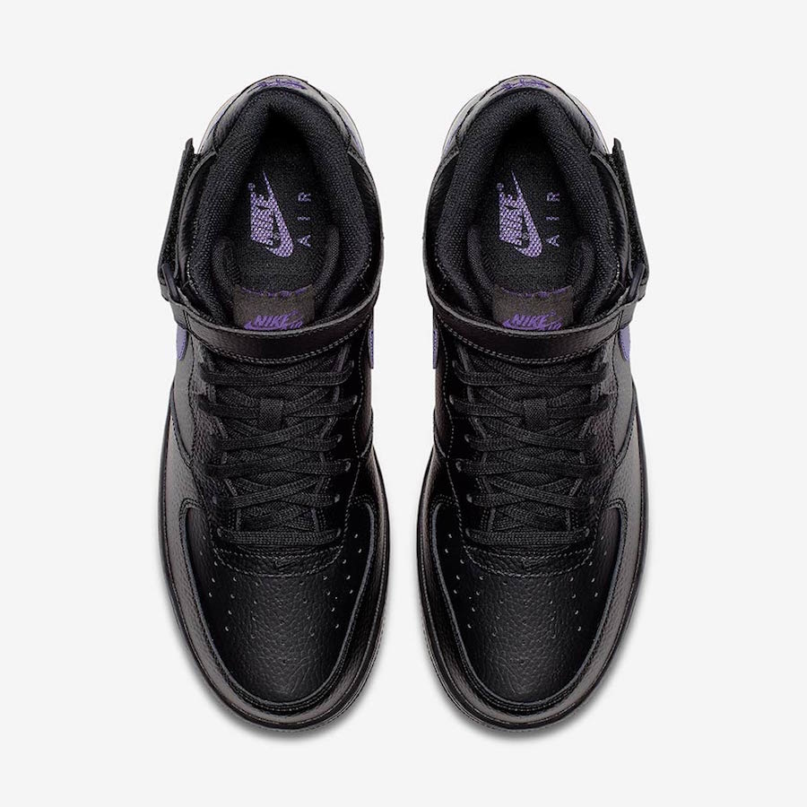 Nike Air Force 1 Mid Black Purple 315123-044