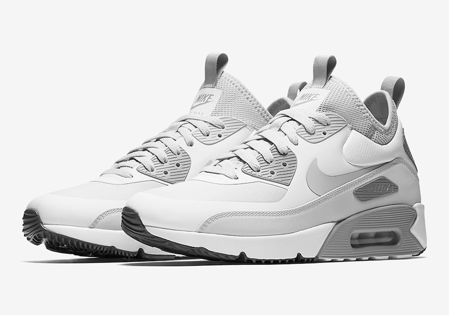 Nike Air Max 90 Ultra Mid Winter White Pure Platinum 924458-100