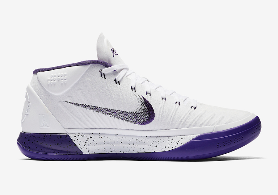 Nike Kobe AD Mid Baseline White Purple Release Date
