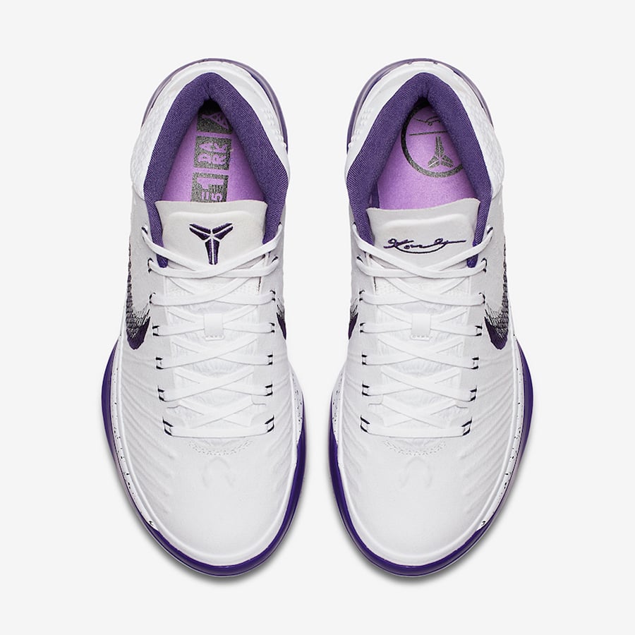 Nike Kobe AD Mid Baseline White Purple Release Date