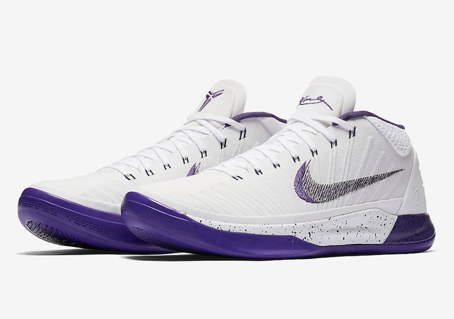 Nike Kobe AD Mid Baseline White Purple Release Date