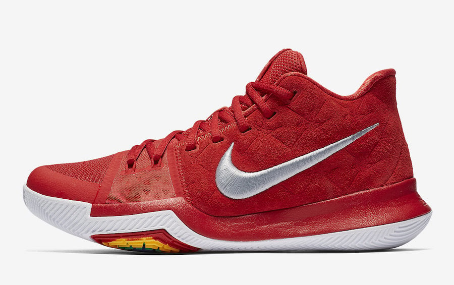 Nike Kyrie 3 University Red Suede Release Date