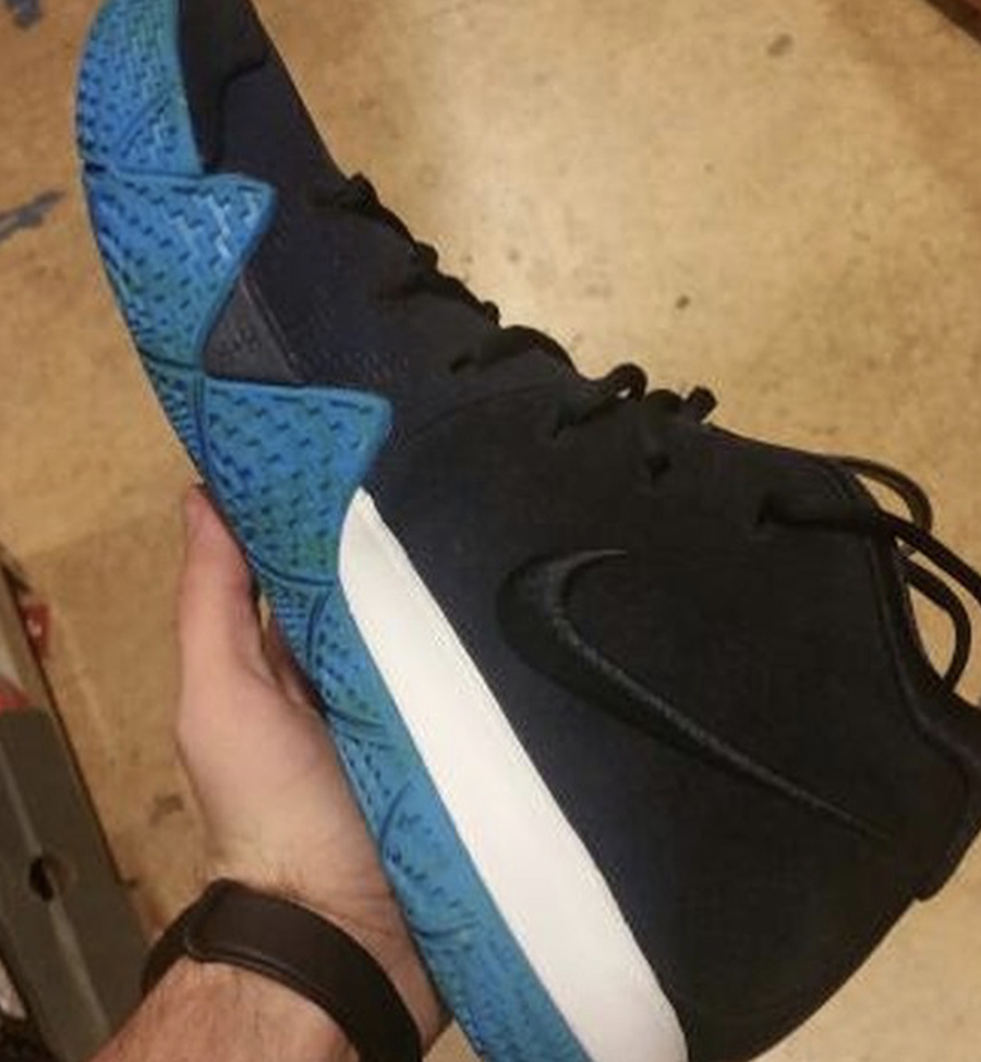 Nike Kyrie 4 Black White Anthracite Light Racer Blue Release Date