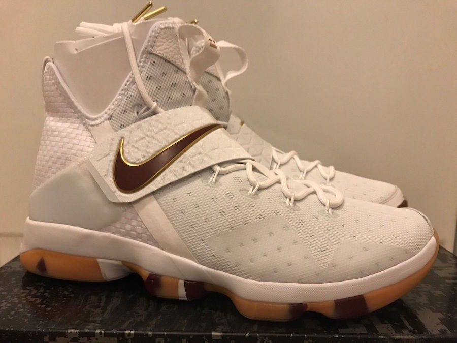 white lebron 14