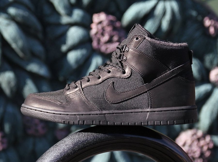 Nike SB Dunk High BOTA ‘Triple Black’ Available Now