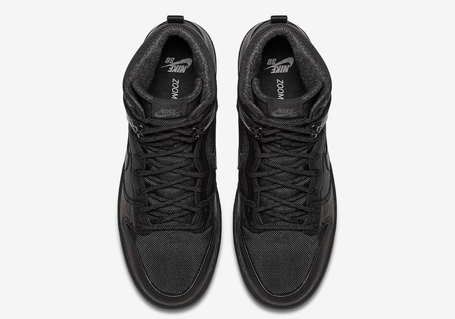 Nike SB Dunk High Triple Black Release Date