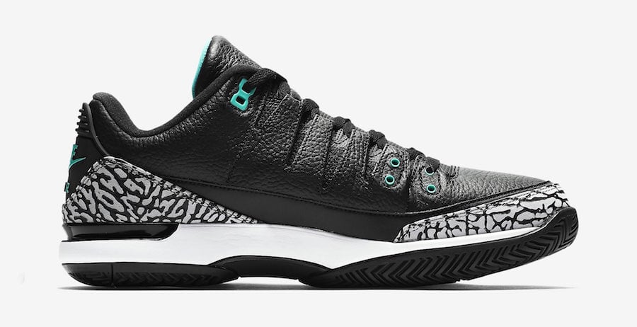 Nike Zoom Vapor Tour AJ3 Clear Jade Release Date