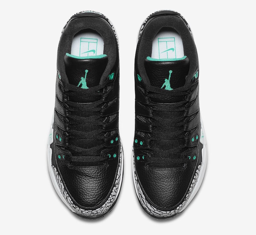 Nike Zoom Vapor Tour AJ3 Clear Jade Release Date