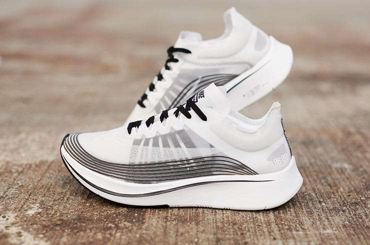 nike zoom fly sp white black