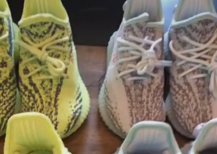 North and Saint West Have Holidays Yeezy Boost 350 V2s