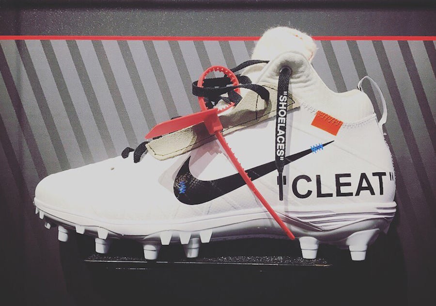 white nike football cleats