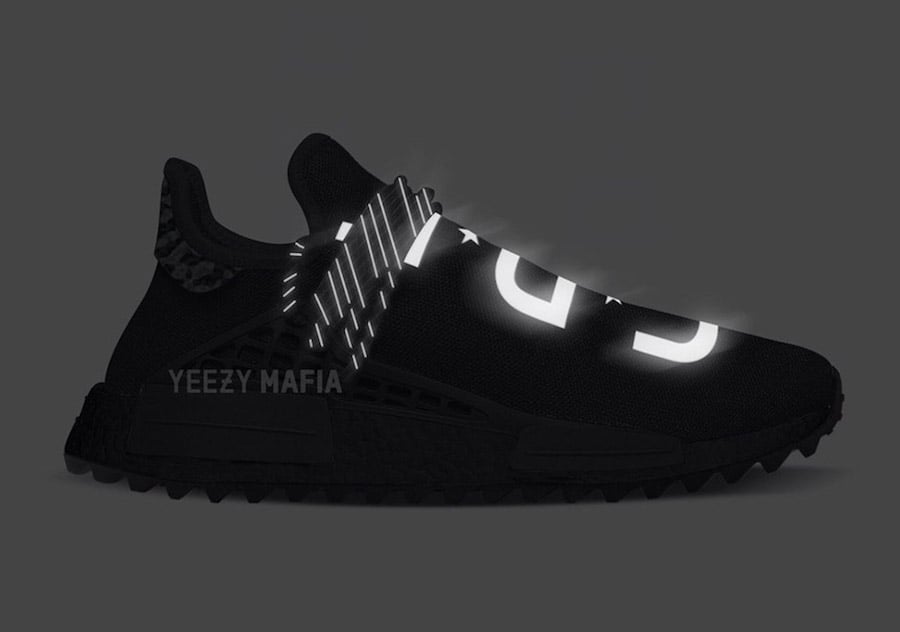 Pharrell adidas NMD Hu NERD Black Release Date