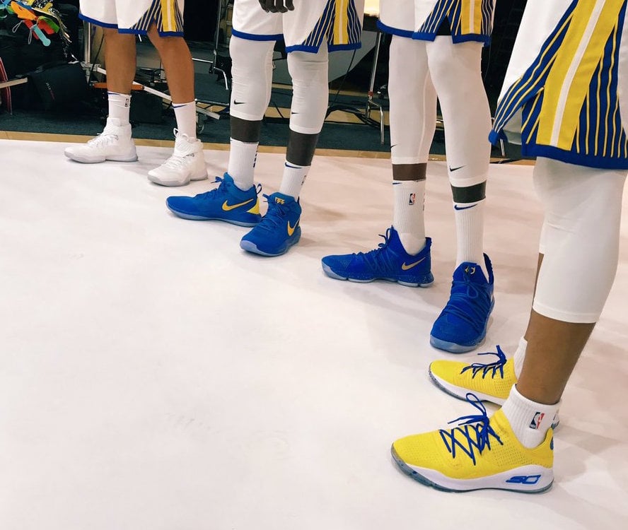 Steph Curry Warriors Under Armour Curry 4 Low