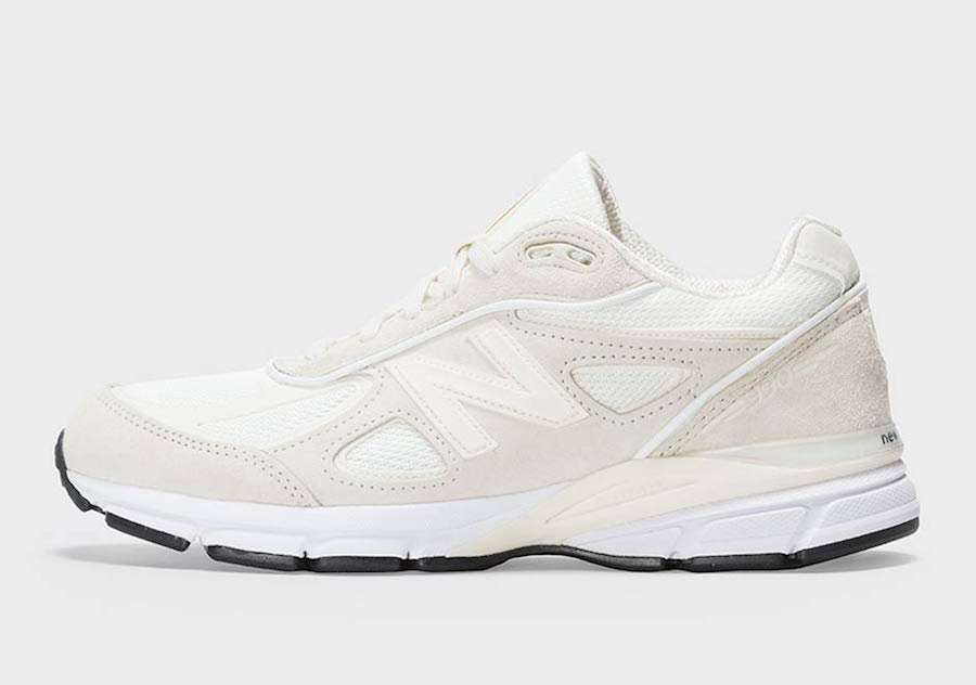 Stussy New Balance 990V4 Cream White