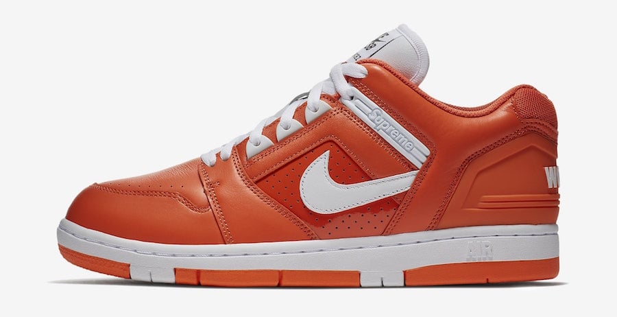 Supreme Nike SB Air Force 2 AA0871-818 Orange