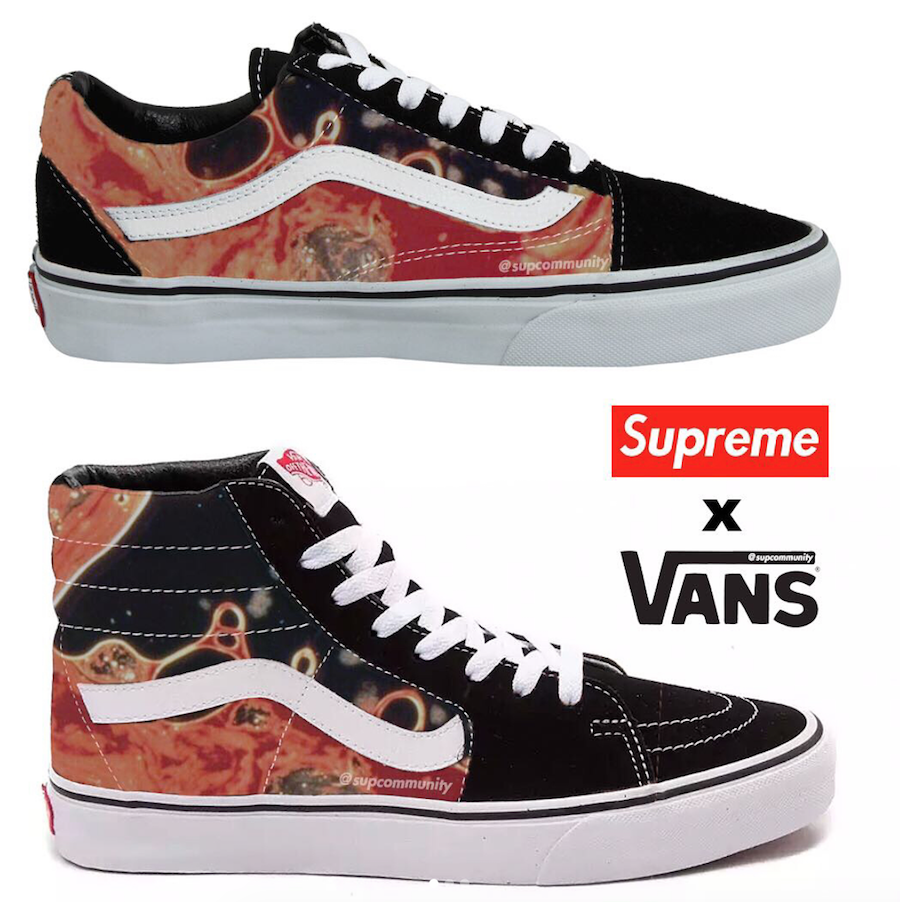 Supreme Vans Blood and Semen Release Date