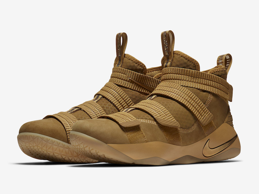 Wheat Nike LeBron Soldier 11 897647-700