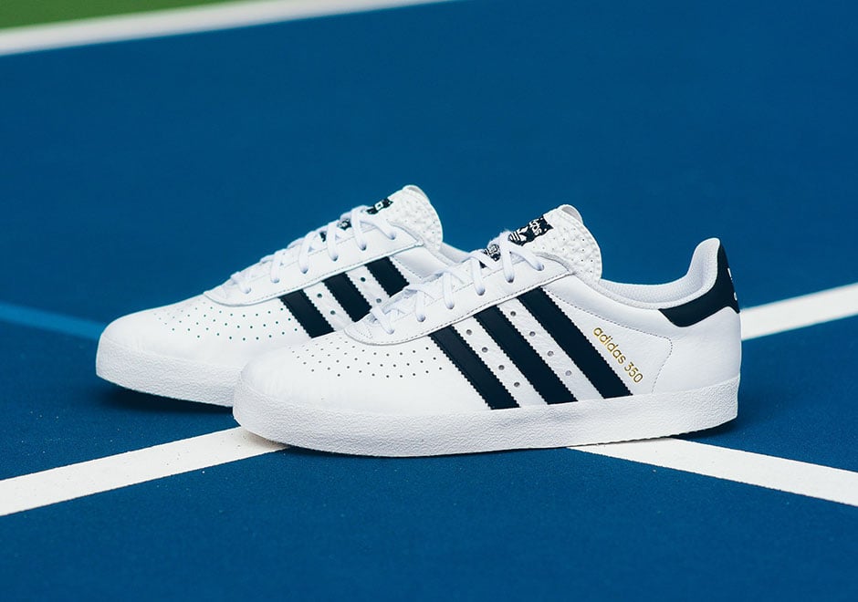 adidas 350 in White and Black