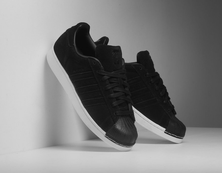 adidas Superstar Suede Core Black BZ0201 | SneakerFiles