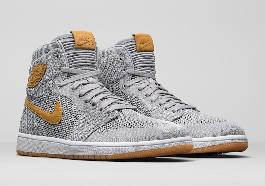 Air Jordan 1 Flyknit Wolf Grey 919704-025