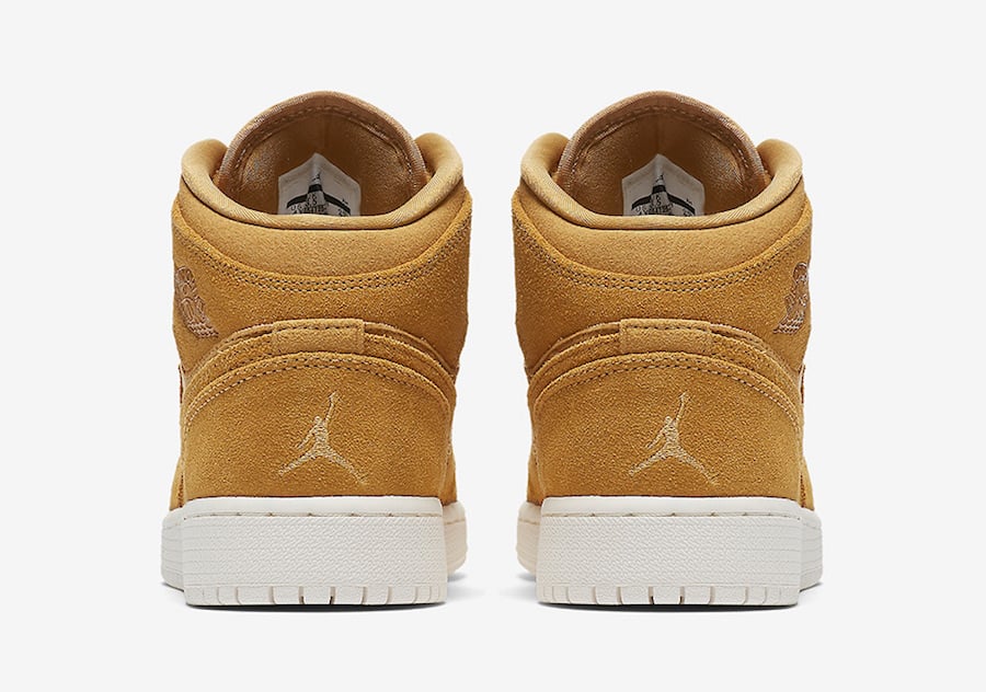 Air Jordan 1 Mid Wheat Golden Harvest