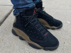 jordan 13 olive on feet