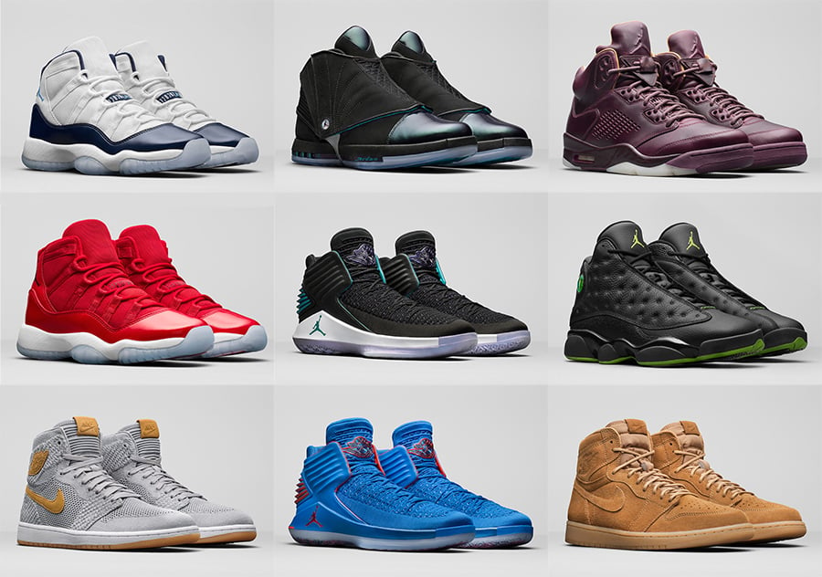 jordans released in 2017