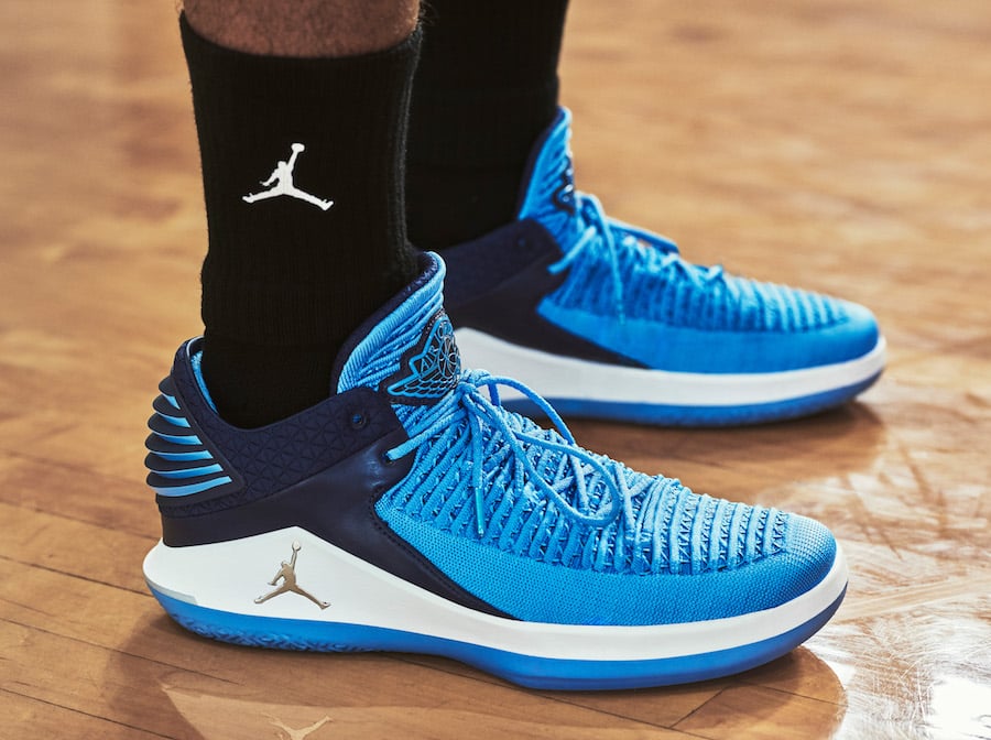 air jordan 32 low blue