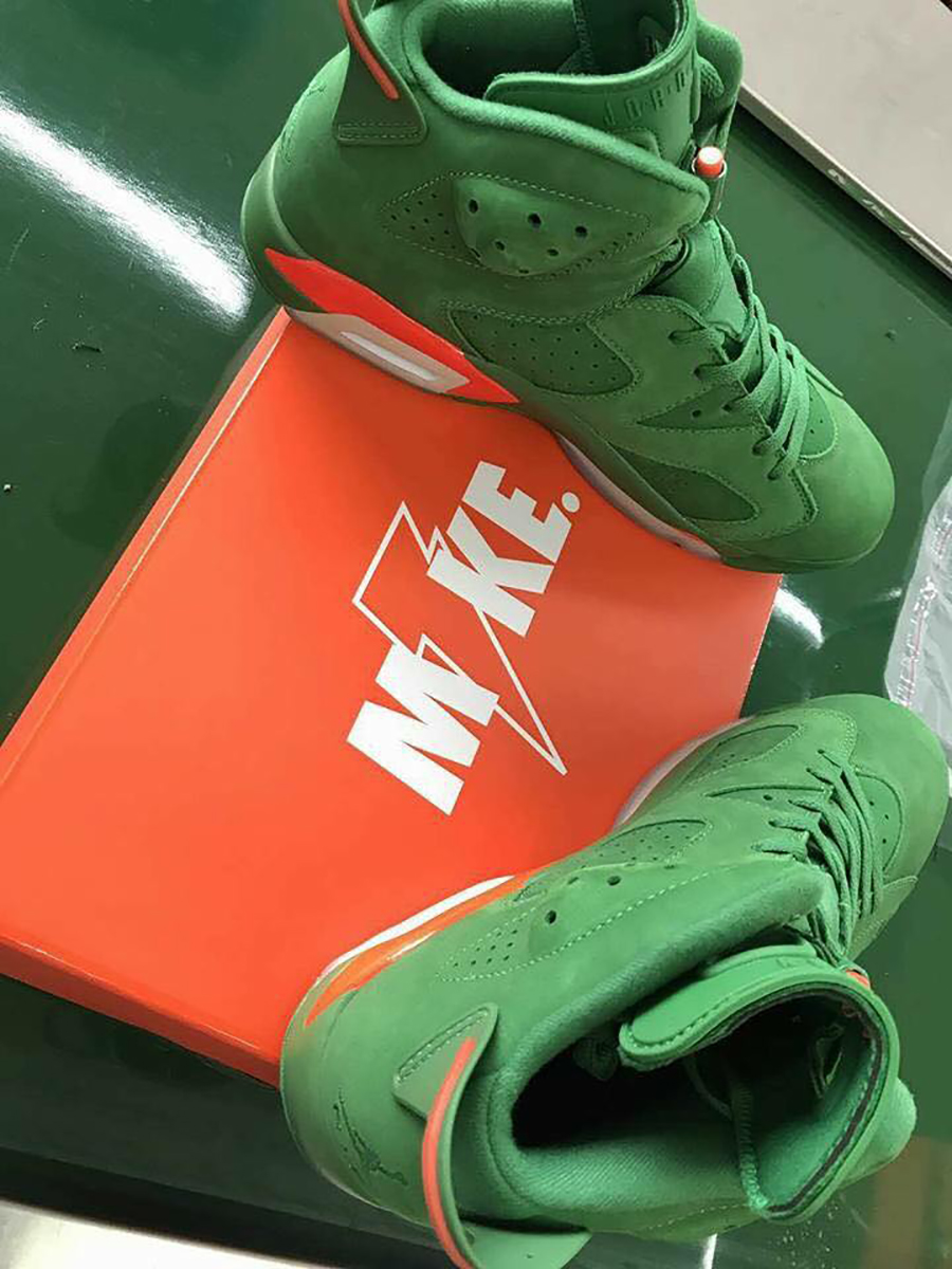 Air Jordan 6 Gatorade Green Suede AJ5986-335 Release Date