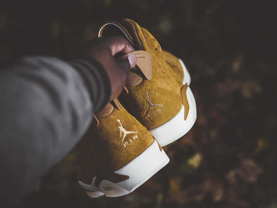 Air Jordan 6 Wheat On Feet