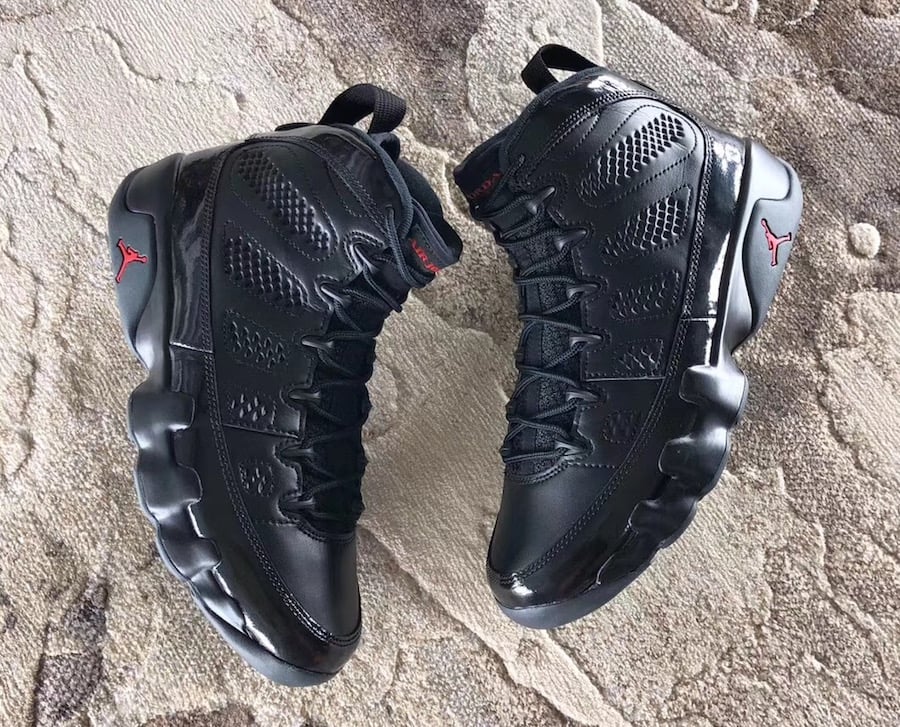 Air Jordan 9 Retro Bred Black Anthracite University Red 302370-014