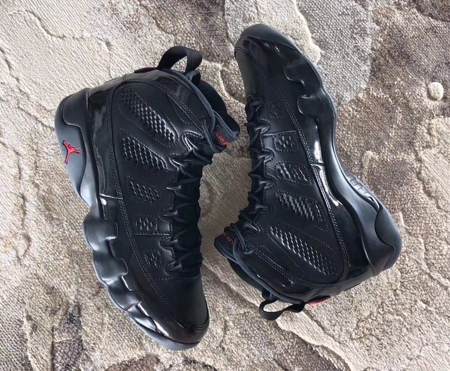 Air Jordan 9 Retro Bred Black Anthracite University Red 302370-014